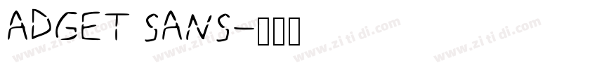 ADGET SANS字体转换